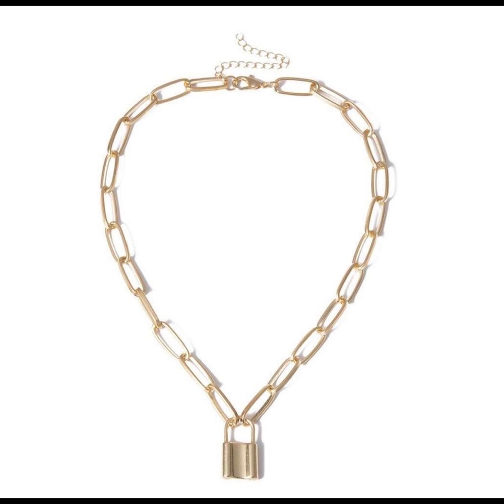 Lock Pendant Necklace